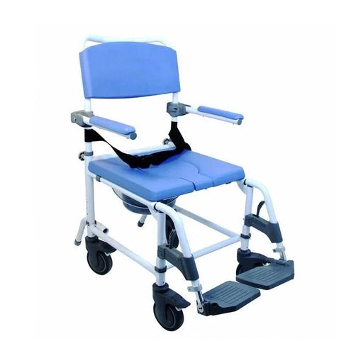 Healthline Aluminum Shower Commode Chair