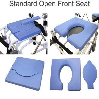 Healthline Aluminum Tilt Shower Commode Chair
