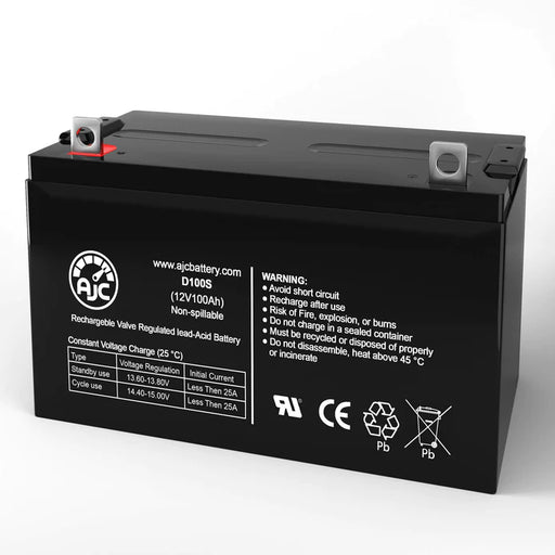 Bright Way Group, SLA, AGM, Group 27 ‐ 100 Ah Battery
