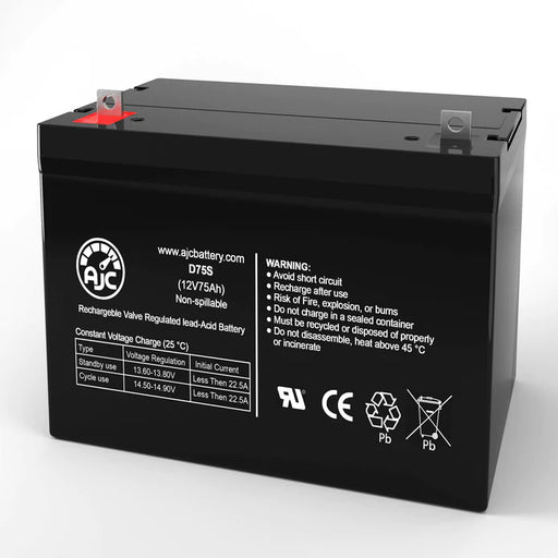 Bright Way Group, SLA, AGM, Group 24 ‐ 75 Ah Battery