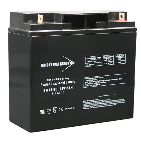 Bright Way Group, SLA, AGM, 18 Ah Battery