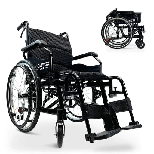 ComfyGO X-1 Manual Folding Lightweight Wheelchair