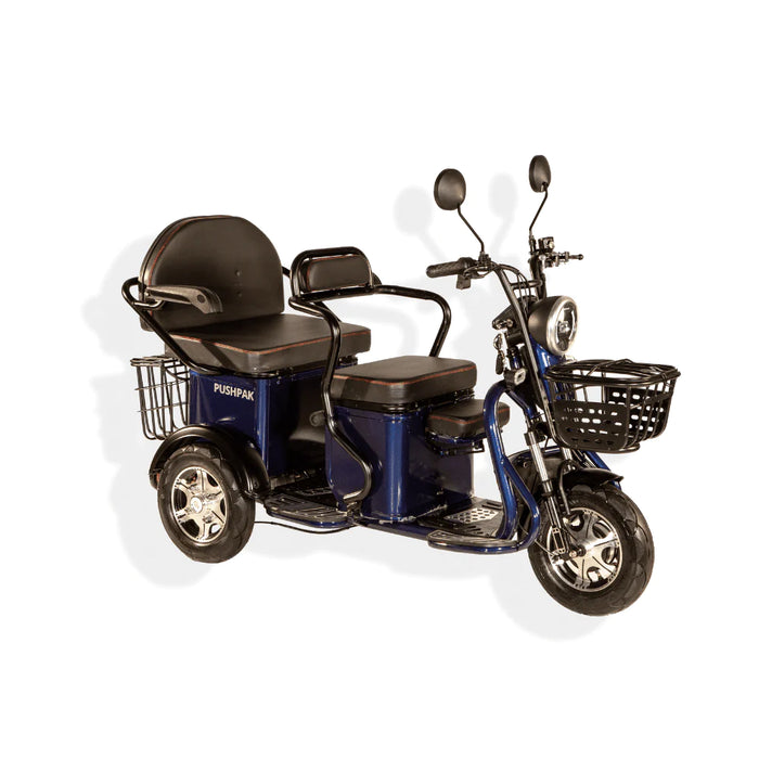Pushpak 2000 2-Person Electric Trike Recreational Scooter