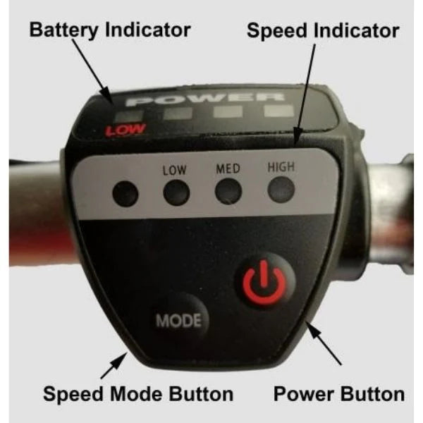 HandyScoot Travel Folding 3-Wheel Mobility Scooter