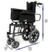 Karman KM-5000-TP Reclining Manual Wheelchair