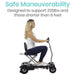 Vive Health Auto Folding 4-Wheel Mobility Scooter