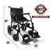 ComfyGO X-Lite Ultra Lightweight Foldable Electric Wheelchair