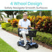 Vive Health 4-Wheel Long Range Mobility Scooter - Open Box