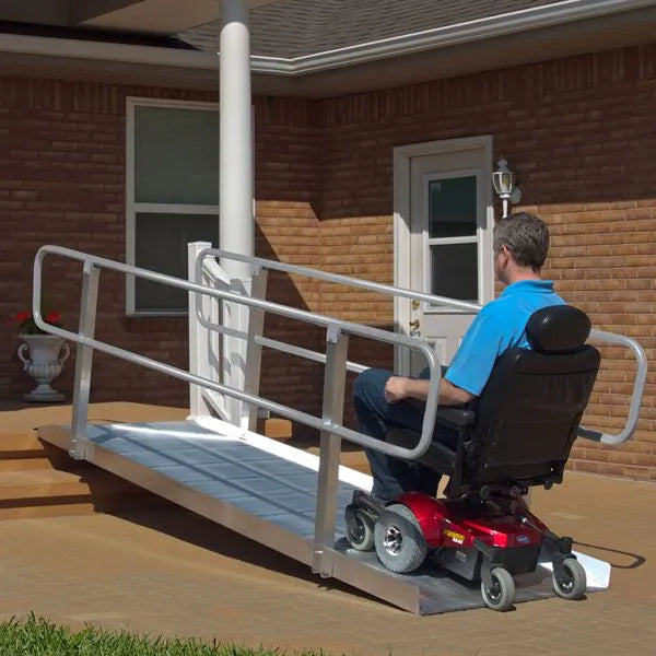 Prairie View Industries OnTrac Wheelchair Access Ramp with Handrails