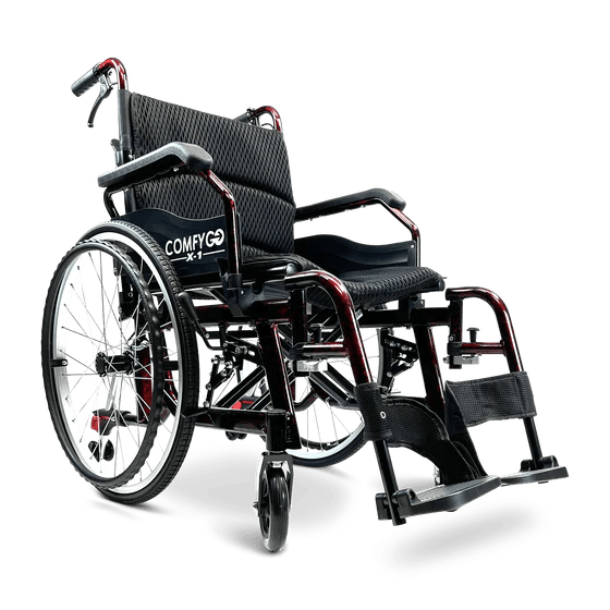 ComfyGO X-1 Manual Folding Lightweight Wheelchair