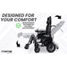 ComfyGO X-9 Remote Controlled Electric Wheelchair with Automatic Recline