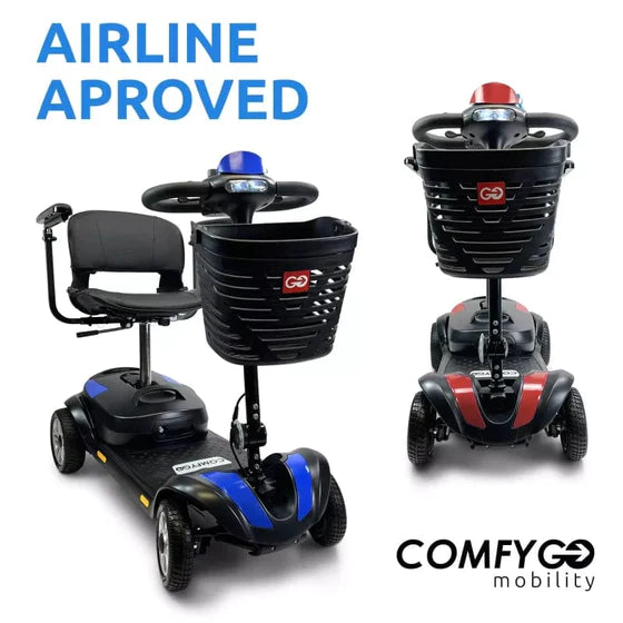 ComfyGo Z-4 Electric Powered Mobility Scooter Lightweight Detachable Frame