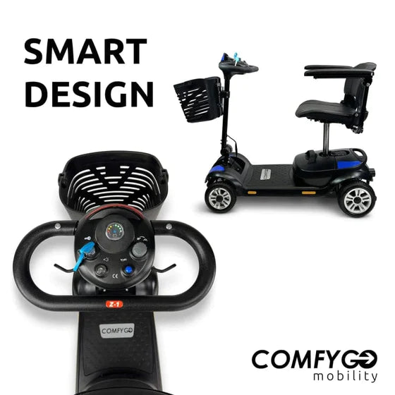 ComfyGo Z-4 Electric Powered Mobility Scooter Lightweight Detachable Frame